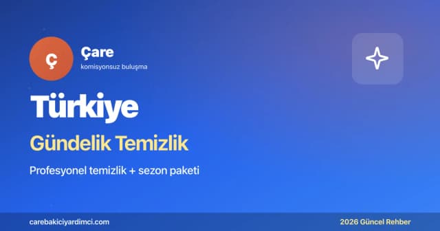 Gündelik Temizlik — Çare